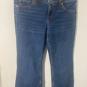 H&M Dark Blue Straight Leg Women's Jeans